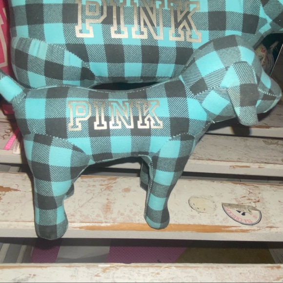 VS PINK Limited Edition Plaid Pups Large 9x13 & regular mini set SUPER HTF!! - Picture 5 of 9